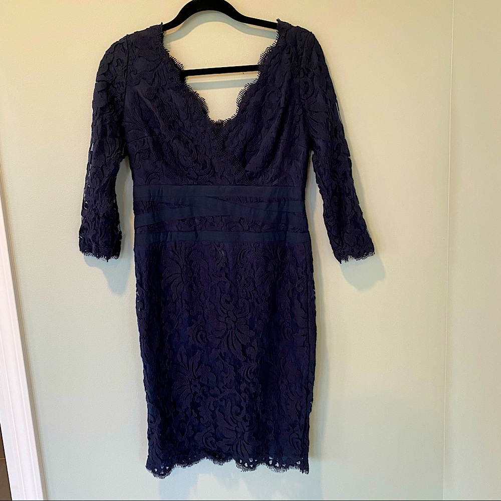 Tadashi Shoji woven lace dress